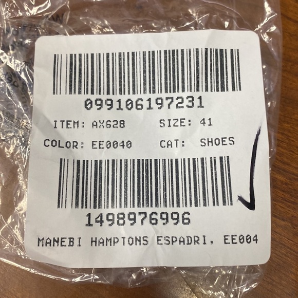 J Crew Manebi Hamptons espadrilles in suede
Item AX628 - Picture 6 of 6